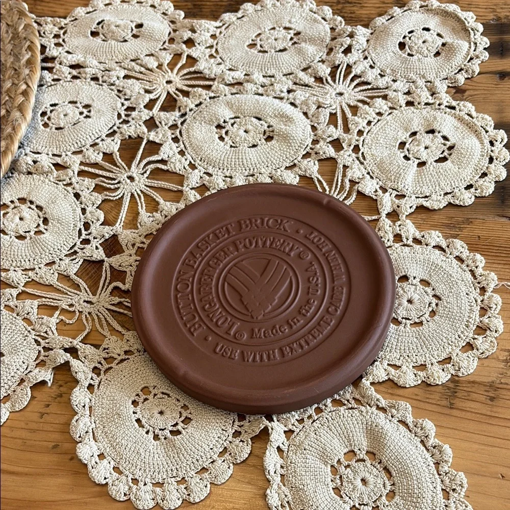 Longaberger Brown Pottery Brick